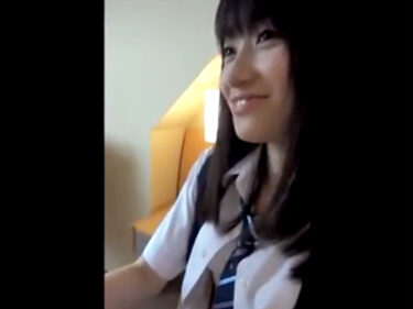 ガチロリぐうかわ素人JKが我慢汁まみれの円光おじさんにハメ撮りされた挙句流出♡
